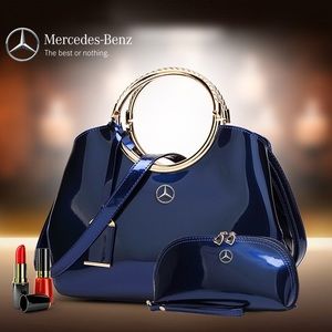 Mercedes benz women purse blue